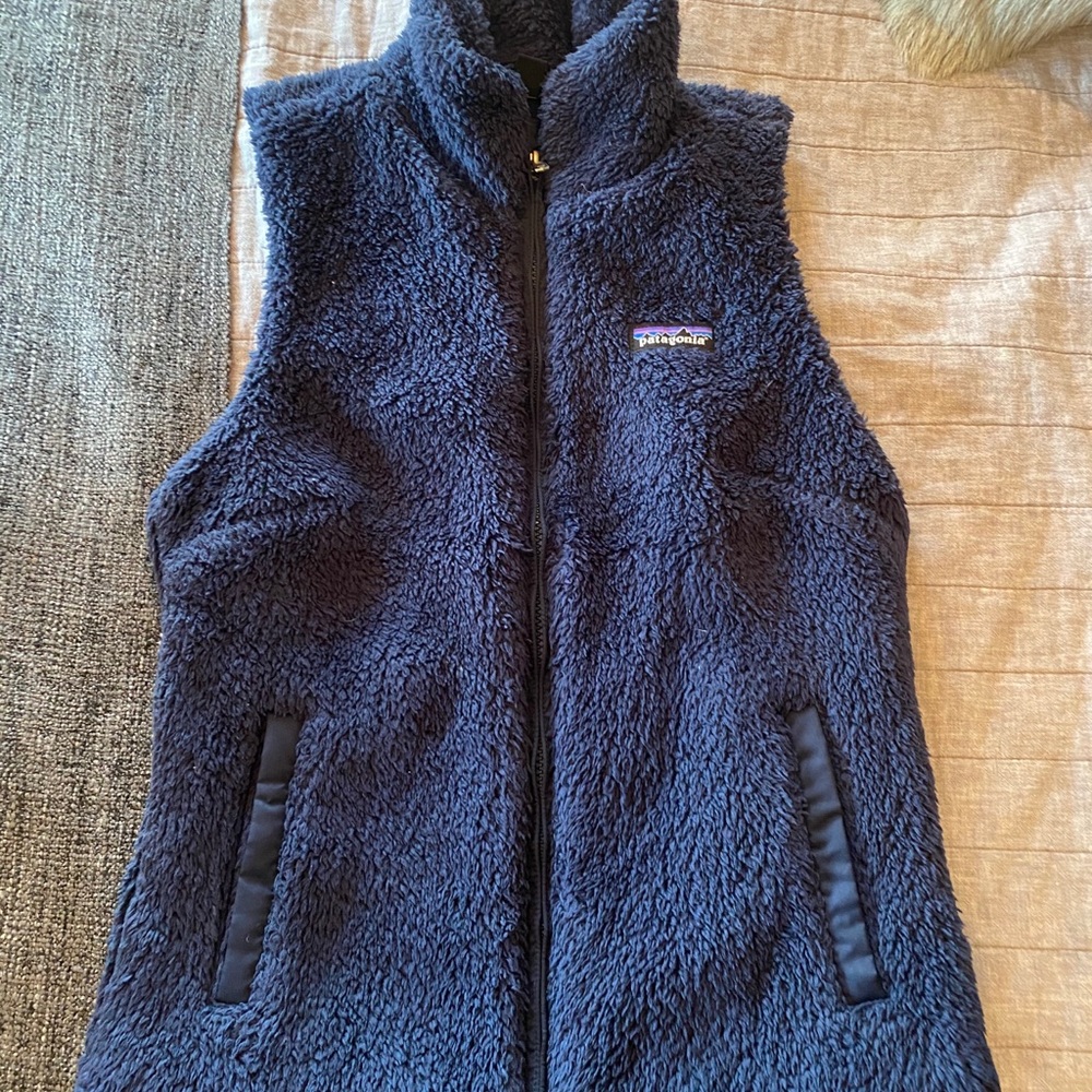 Patagonia Navy Fleece Vest